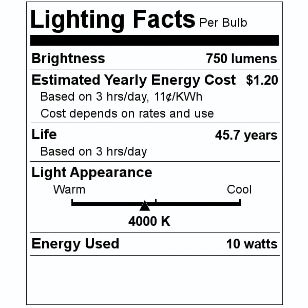 HyLite LED Light Bulb (00156) 5 HyLite LED Light Bulb (00156) - Image 3