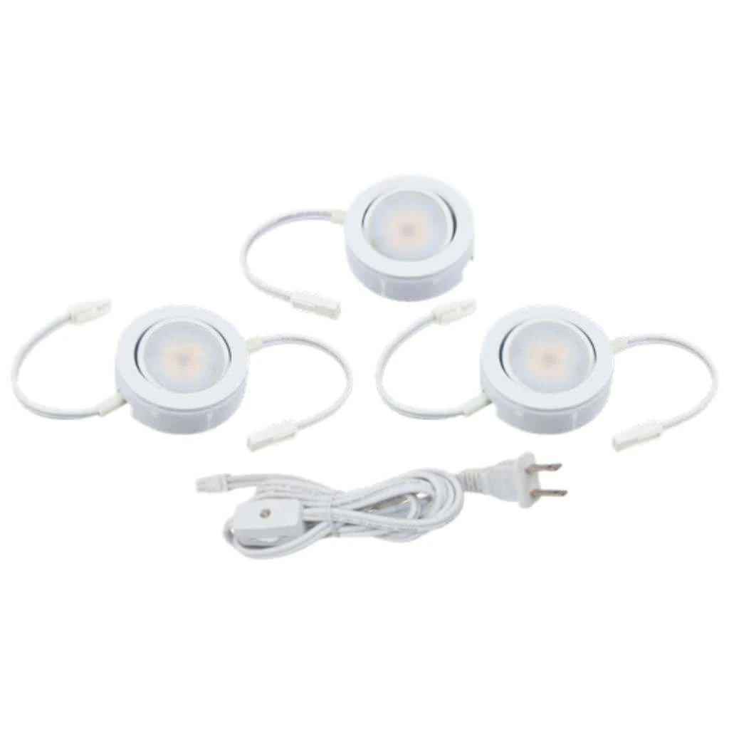 American Lighting LED Puck Light (3 Pack) (01448) 3 American Lighting LED Puck Light (3 Pack) (01448)