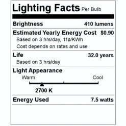 Soraa LED Reflector Flood Retrofit (01123) 7 Soraa LED Reflector Flood Retrofit (01123) -Light Bulbs Shop 01123 Lighting Facts Labelmd