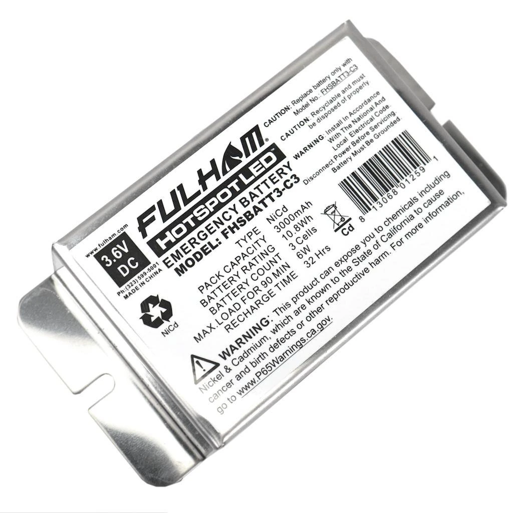 Fulham LED Emergency Lighting Battery (012591) 3 Fulham LED Emergency Lighting Battery (012591)