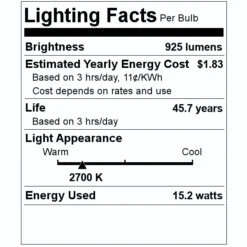 American Lighting LED Downlight (01408) 7 American Lighting LED Downlight (01408) -Light Bulbs Shop 01408 Lighting Facts Labelmd