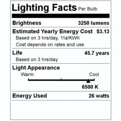 Keystone LED Light Bulb (01740) 9 Keystone LED Light Bulb (01740) -Light Bulbs Shop 01740 Lighting Facts Labelmd