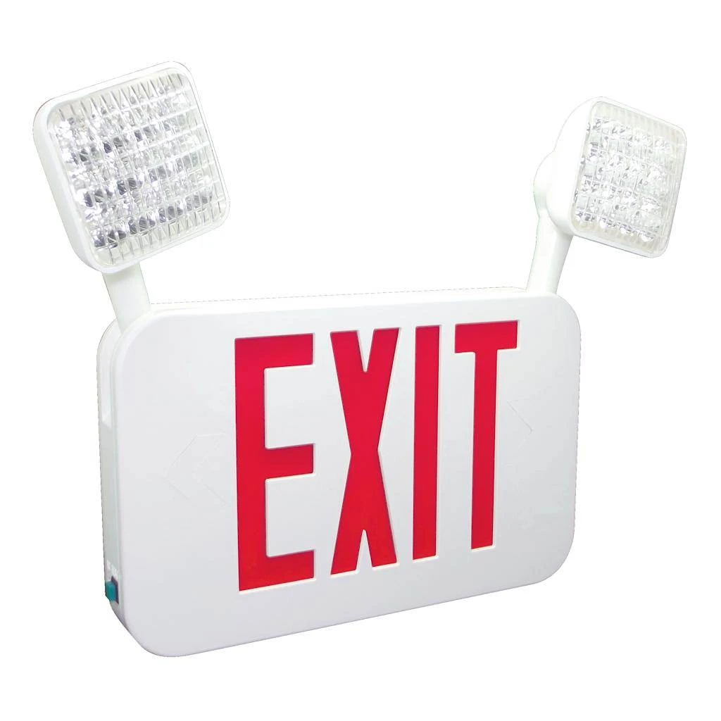 Fulham LED Exit And Emergency Light Combo (040781) 3 Fulham LED Exit And Emergency Light Combo (040781)