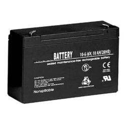General Rechargeable Battery (Replacement For Powersonic PS6100S) (06100)