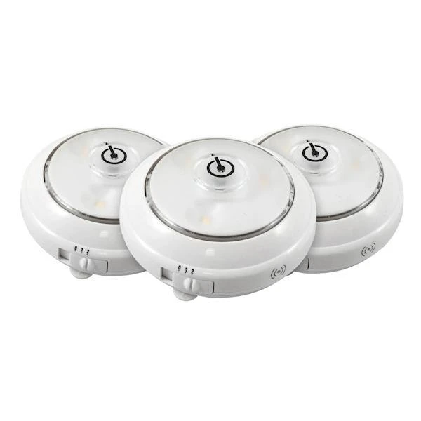 Westek LED Puck Light (3 Pack) (066460) 3 Westek LED Puck Light (3 Pack) (066460)
