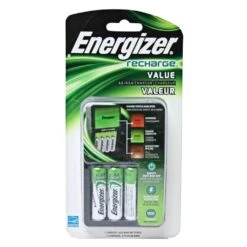 Energizer Recharge Value Charger (Includes 4 AA NiMH Batteries) (07680)