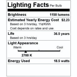 9" - 18.5 Watt - 120 Volt - 2,700K - Warm White - Bronze - Aluminum Housing - Blink - Dimmable| Satco LED Flush Mount Ceiling Fixture 7 9" - 18.5 Watt - 120 Volt - 2,700K - Warm White - Bronze - Aluminum Housing - Blink - Dimmable| Satco LED Flush Mount Ceiling Fixture -Light Bulbs Shop 09338 Lighting Facts Labelmd