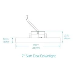 Eiko LED Slim Disk Downlight (09523) -Light Bulbs Shop 09518misc2md
