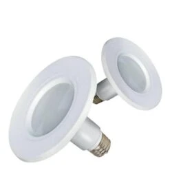 Satco LED Directional Retrofit Downlight (2 Pack) (09599) 6 Satco LED Directional Retrofit Downlight (2 Pack) (09599) -Light Bulbs Shop 09599apk2amd