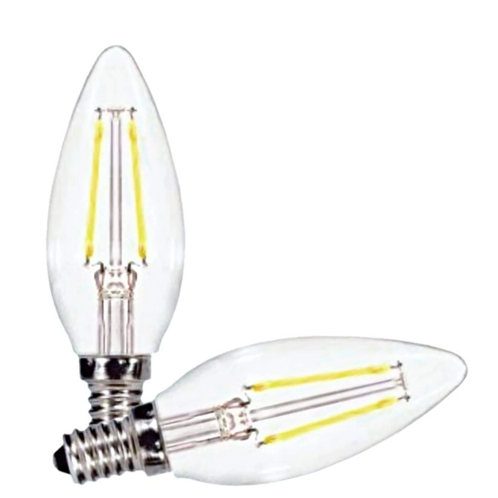 Satco LED Filament Light Bulb (2 Pack) (21706) 3 Satco LED Filament Light Bulb (2 Pack) (21706)