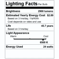 Eiko LED Tube (10481) 7 Eiko LED Tube (10481) -Light Bulbs Shop 10481 Lighting Facts Labelmd