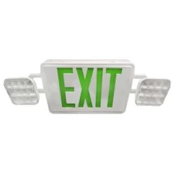 Nicor LED Emergency Exit Sign Combo With Remote (11198)