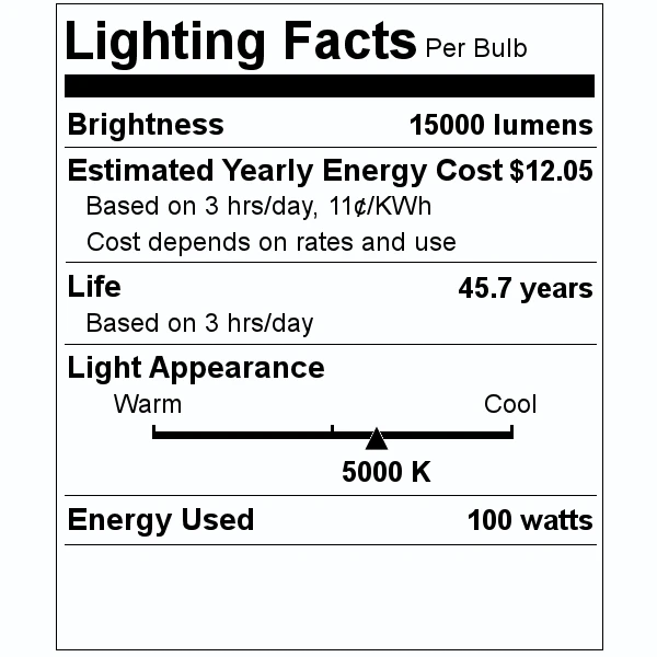 Satco LED Light Bulb (11940) 5 Satco LED Light Bulb (11940) - Image 3