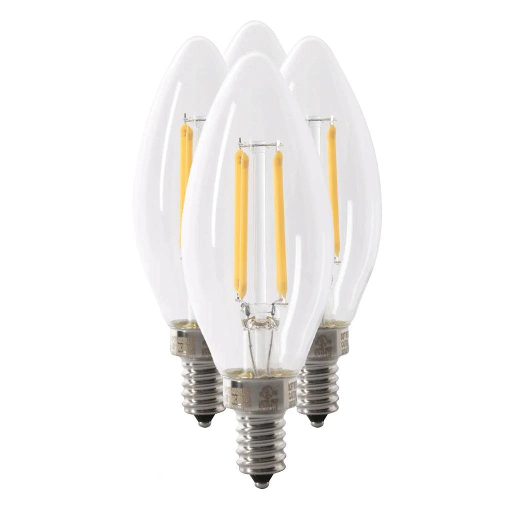 Feit Electric LED Filament Light Bulb (4 Pack) (18515) 3 Feit Electric LED Filament Light Bulb (4 Pack) (18515)