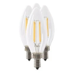 Feit Electric LED Filament Light Bulb (4 Pack) (18516) -Light Bulbs Shop 18514md