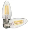 Satco LED Filament Light Bulb (2 Pack) (21707) 1 Satco LED Filament Light Bulb (2 Pack) (21707) -Light Bulbs Shop 21707alg