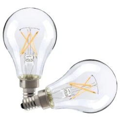 Satco LED Antique Filament Light Bulb (2 Pack) (21710)