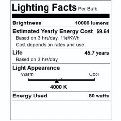 TCP LED Light Bulb (23760) 7 TCP LED Light Bulb (23760) -Light Bulbs Shop 23760 Lighting Facts Labelmd