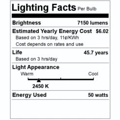 GE Lighting LED Light Bulb (27572) 7 GE Lighting LED Light Bulb (27572) -Light Bulbs Shop 27572 Lighting Facts Labelmd
