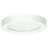 7" - 13.5 Watt - 120 Volt - 3,000K - White Finish - Round - Flush Mount - Blink Collection - Dimmable| Satco LED Ceiling Light Fixture -Light Bulbs Shop 29331lg