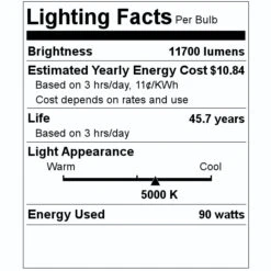 Satco LED Light Bulb (29679) 7 Satco LED Light Bulb (29679) -Light Bulbs Shop 29679 Lighting Facts Labelmd