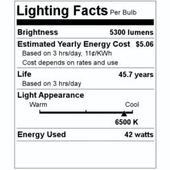 TCP LED Light Bulb (30577) 7 TCP LED Light Bulb (30577) -Light Bulbs Shop 30577 Lighting Facts Labelmd