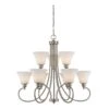 Nuvo LED Chandelier Light Fixture (32810) 2 Nuvo LED Chandelier Light Fixture (32810) -Light Bulbs Shop 32810lg