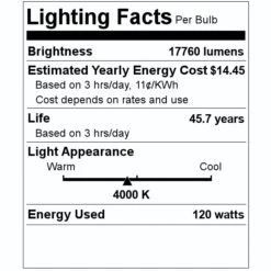 Green Creative LED Light (35059) 7 Green Creative LED Light (35059) -Light Bulbs Shop 35059 Lighting Facts Labelmd