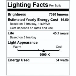Westinghouse LED Light Bulb (35166) 7 Westinghouse LED Light Bulb (35166) -Light Bulbs Shop 35166 Lighting Facts Labelmd