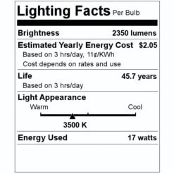 Sylvania LED Light Bulb (40101) 7 Sylvania LED Light Bulb (40101) -Light Bulbs Shop 40101 Lighting Facts Labelmd