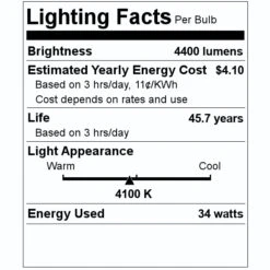 Sylvania LED Light Bulb (40356) 7 Sylvania LED Light Bulb (40356) -Light Bulbs Shop 40356 Lighting Facts Labelmd