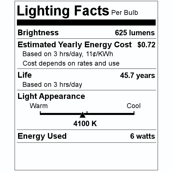 Sylvania LED Light Bulb (40450) 5 Sylvania LED Light Bulb (40450) - Image 3