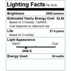 Nuvo LED Track Head (40484) 7 Nuvo LED Track Head (40484) -Light Bulbs Shop 40484 Lighting Facts Labelmd