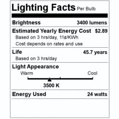 Sylvania LED Light Bulb (40609) 7 Sylvania LED Light Bulb (40609) -Light Bulbs Shop 40609 Lighting Facts Labelmd