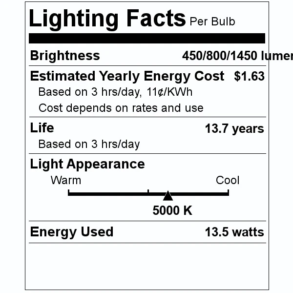 Sylvania LED Light Bulb (40778) 5 Sylvania LED Light Bulb (40778) - Image 3