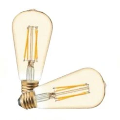 GE LED Antique Filament Light Bulb (2 Pack) (42194)