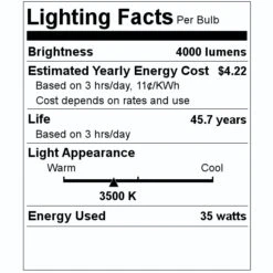 Philips LED Light Bulb (469247) -Light Bulbs Shop 469247 Lighting Facts Labelmd