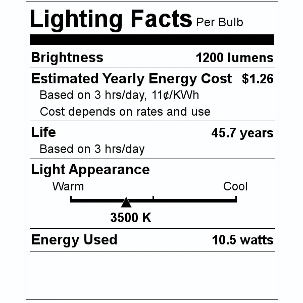 Westinghouse LED Light Bulb (50390) 4 Westinghouse LED Light Bulb (50390) - Image 2