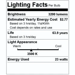 Philips LED Troffer Fixture (512285) 7 Philips LED Troffer Fixture (512285) -Light Bulbs Shop 512285 Lighting Facts Labelmd