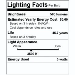 Philips LED Light Bulb (529578) -Light Bulbs Shop 529578 Lighting Facts Labelmd