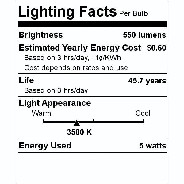 Philips LED Light Bulb (532374) 5 Philips LED Light Bulb (532374) - Image 3