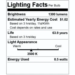 Philips LED Light Bulb (539866) 7 Philips LED Light Bulb (539866) -Light Bulbs Shop 539866 Lighting Facts Labelmd
