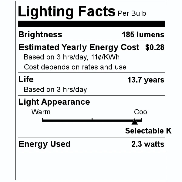 Philips LED Light Bulb (3 Pack) (566653) 5 Philips LED Light Bulb (3 Pack) (566653) - Image 3