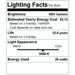 Nuvo LED Wall Pack Light Fixture (63063) 7 Nuvo LED Wall Pack Light Fixture (63063) -Light Bulbs Shop 63063 Lighting Facts Labelmd