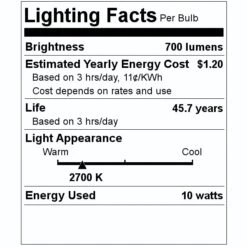 Litetronics LED Reflector Flood Retrofit (64840) -Light Bulbs Shop 64840 Lighting Facts Labelmd