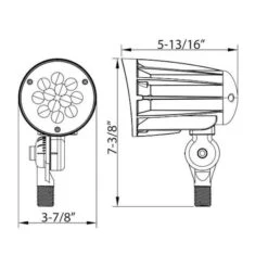 Morris LED Bullet Flood Light (71669) -Light Bulbs Shop 71669addmd