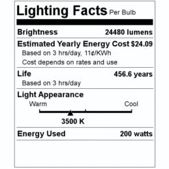 Venture LED Area Light Fixture (71846) 7 Venture LED Area Light Fixture (71846) -Light Bulbs Shop 71846 Lighting Facts Labelmd