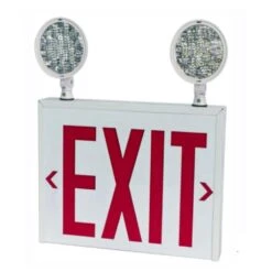 Morris LED Exit And Emergency Combination Sign (73604)