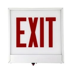 Morris LED Chicago Code Exit Sign With Battery Backup (73612)