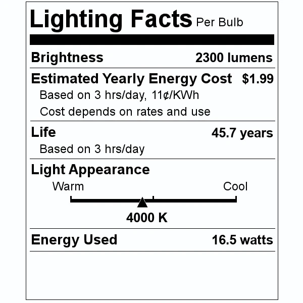 Bulbrite LED Light Bulb (776015) 5 Bulbrite LED Light Bulb (776015) - Image 3